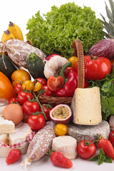 composition with groceries