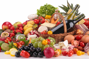 composition with groceries