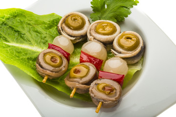 Anchovy rolls