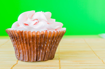 Pink cupcake