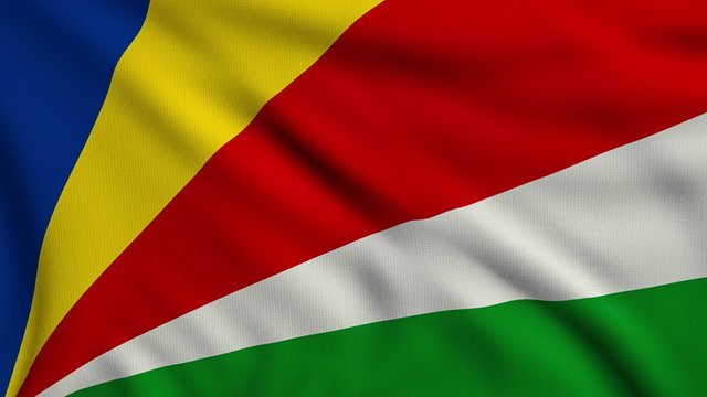 Flag of Seychelles looping