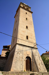 Fototapeta na wymiar old tower in rastoke, croatia