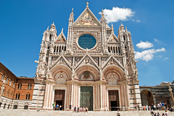 Fototapeta premium Siena central cathedral
