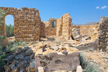 Photo sur Plexiglas Rudnes ruins of old wall