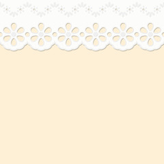 Bordüre auf farbigem Untergrund - endlos