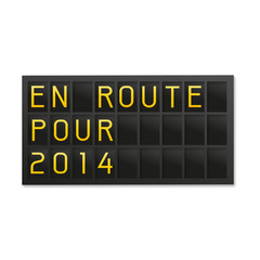 Fototapeta premium en route pour 2014
