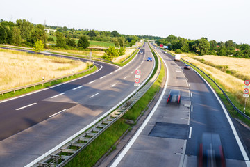 Fototapeta premium highway in landscape
