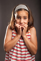 little girl scared © xavier gallego morel