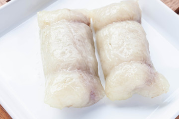 Easy break bunch of mush with banana filling