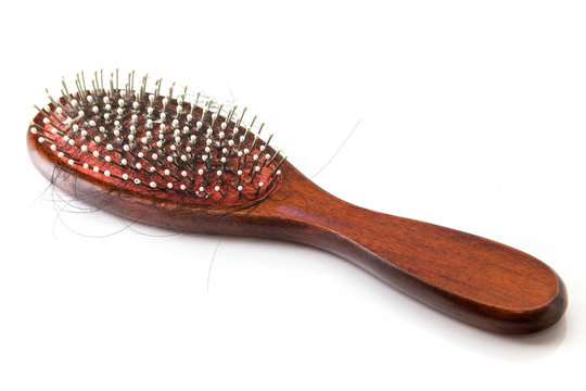 Hair Brush With Lost Hair