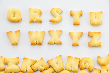 Bread alphabet
