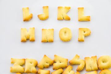 Bread alphabet