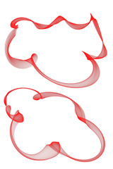 abstract ribbon frames