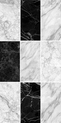 White-black marble texture background. (high.res) 