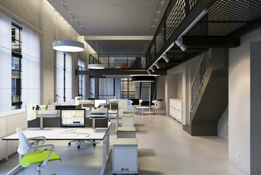b&uuml;ro in loft geb&auml;ude - agency in downtown loft