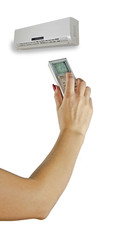 Remote control of air condidtioner