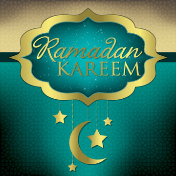 "Ramadan Kareem" (Generous Ramadan) mobile card 
