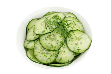 Gurkensalat mit Dill