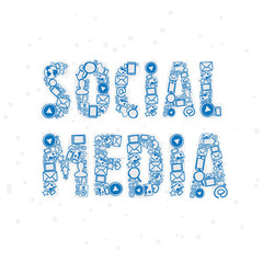 Social media vector illustration