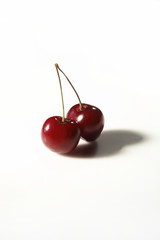 two sweet cherry