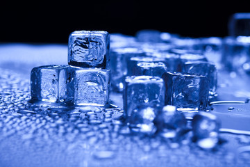 Shiny ice cubes 