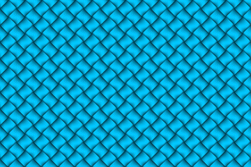 Computer graphic design of blue textiles weave pattern