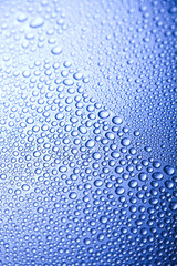 Blue water drop for background 