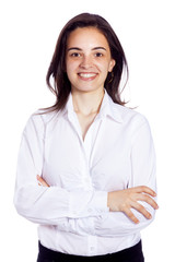 Portrait of a confident business woman smiling
