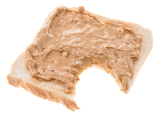 Peanut Butter on white