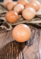 Brown Eggs (close-up)