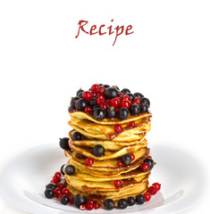 pancakes, recipe, your text