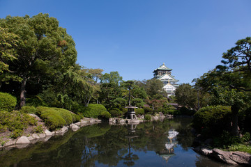 大阪城と庭園
