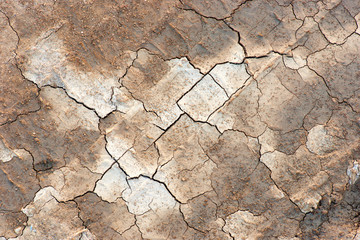 cracked soil