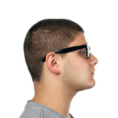 Fototapeta premium Young Man Side Profile