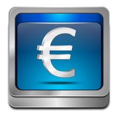 Obraz premium Button mit Euro Symbol