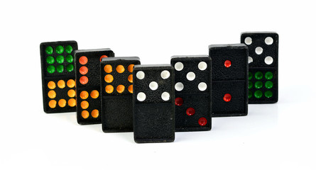 colourful domino for fun play