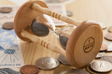 砂時計とお金