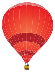 Hot Air Balloon for Transportation Concept.