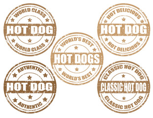 Hot Dog -stamp