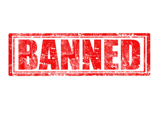 Banned -stamp