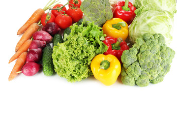 Fresh vegetables close up