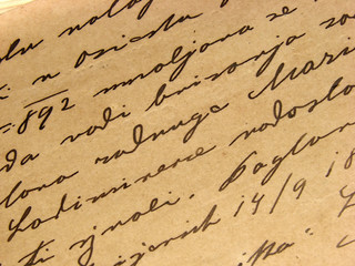 1892 vintage handwriting