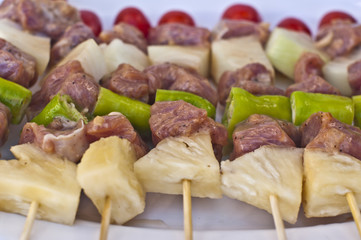 Barbecue waiting the grill