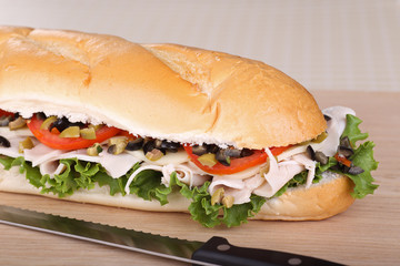 Turkey, Lettuce and Tomato Sandwich