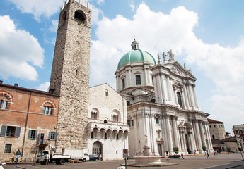 Obraz premium Brescia Cathedral, Italy