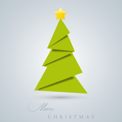 Green christmas tree