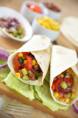 Vegetarische Fajitas