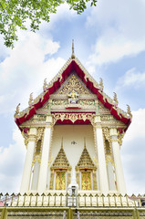 Beautiful Thai Buddhist temple. Wat Ka Ma La Vat, bangkok, Thail