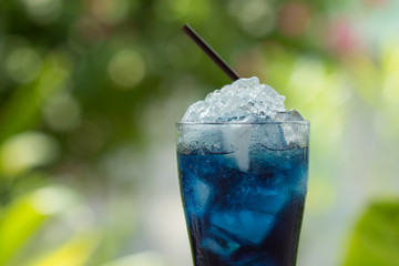 Butterfly pea juice