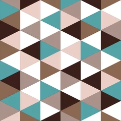 Cercles muraux Zigzag motif sans soudure géométrique rétro abstrait